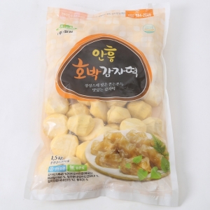 밀원본가 안흥찐빵,(강원11)직판 밀원본가 강원도 안흥 감자떡 호박 1.5Kg 약50개