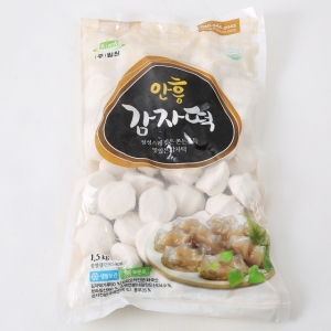 밀원본가 안흥찐빵,직판 밀원본가 강원도 안흥 감자떡 1.5Kg 약50개